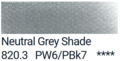 Neutral Grey Shade van PanPastel Kleur 820.3