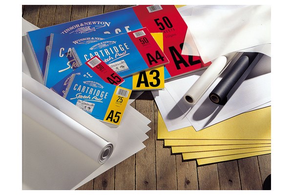 A2 Cartidge SketchPad Spiraal Winsor & Newton 25 vellen 110 grams Op = Op