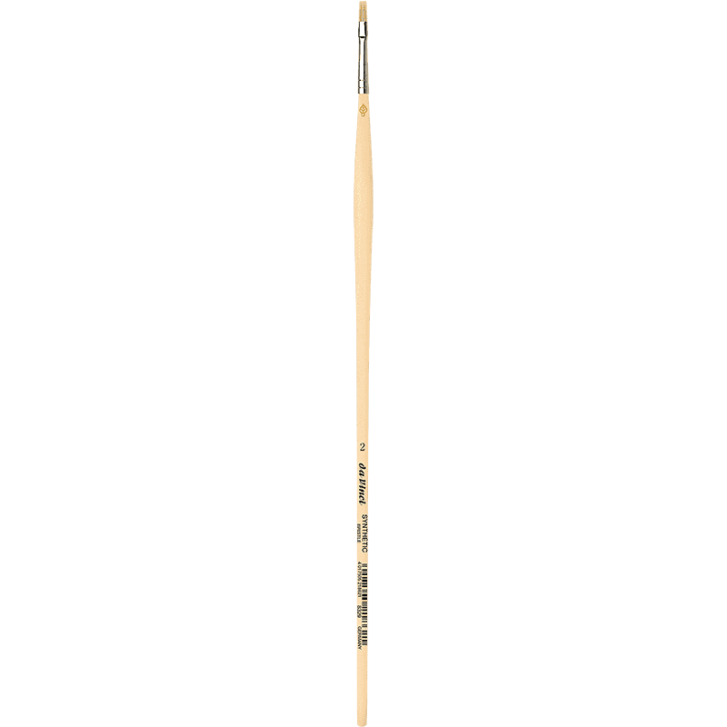 Nr. 2 Plat da Vinci SYNTHETIC BRISTLE penseel Serie 8329