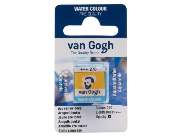 Azo geel Donker Van Gogh Aquarelverf Napje Kleur 270