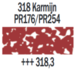 Karmijn 3 Rembrandt Softpastel van Royal Talens Kleur 318.3_