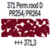Permanent rood donker 3 Rembrandt Softpastel van Royal Talens Kleur 371.3_