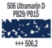 Ultramarijn donker 3 Rembrandt Softpastel van Royal Talens Kleur 506.2_