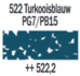 Turkooisblauw 2 Rembrandt Softpastel van Royal Talens Kleur 522.2_