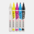 Set van 5 Primair kleuren Ecoline Brushpennen in kunststof etui van Talens_