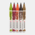 Set van 5 Herfst kleuren Ecoline Brushpennen in kunststof etui van Talens_