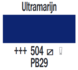 Ultramarijn Cobra Study Watermengbare Olieverf 40 ML (S 1) Kleur 504_