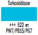 Turkooisblauw Cobra Study Watermengbare Olieverf 40 ML (S 1) Kleur 522_