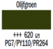 Olijfgroen Cobra Study Watermengbare Olieverf 40 ML (S 1) Kleur 620_