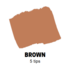 Brown Schuin afgeslepen punt Posca Acrylverf Marker PC8K Kleur 21_