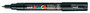 Black Conische punt Posca Acrylverf Marker PC1MC Kleur 24_