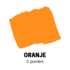 Orange Conische punt Posca Acrylverf Marker PC1MC Kleur 4_