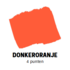 (Dark) Orange Conische punt Posca Acrylverf Marker PC3M Kleur 4_