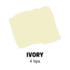 Ivory Conische punt Posca Acrylverf Marker PC1MC Kleur 46_