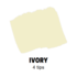 Ivory Conische punt Posca Acrylverf Marker PC3M Kleur 46_