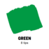Green Schuin afgeslepen punt Posca Acrylverf Marker PC17K Kleur 6_