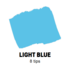 Light Blue Conische punt Posca Acrylverf Marker PC5M Kleur 8_