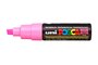 Fluo Pink Schuin afgeslepen punt Posca Acrylverf Marker PC8K Kleur F13_