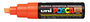 Fluo Orange Schuin afgeslepen punt Posca Acrylverf Marker PC8K Kleur F4_