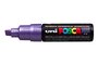 Metallic Violet Schuin afgeslepen punt Posca Acrylverf Marker PC8K Kleur M12_