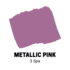 Metallic Pink Schuin afgeslepen punt Posca Acrylverf Marker PC8K Kleur M13_