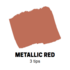 Metallic Red Conische punt Posca Acrylverf Marker PC5M Kleur M15_