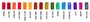 16 orginele kleuren Original Set Viviva Coloursheets Aquarelverf_