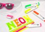 4 Textielmarkers Faber-Castell Neon set_