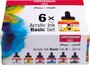 Basic set Acryl Inkt Amsterdam  6 x 30 ML_