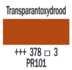 Transparantoxydrood Cobra Artist watermengbare olieverf 40 ML (S 3) Kleur 378_