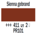 Sienna Gebrand Cobra Artist watermengbare olieverf 40 ML (S 2) Kleur 411_