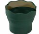 Groene vouwbare watercup / waterbeker Faber-Castell Clic&Go _