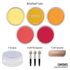 Inhoud van 5 Bright Warm / felle warme kleuren set van PanPastel Set 501