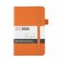 Pocket notitieboek 9 x 14 cm, 80 vellen gelijnd papier, amberkleurige harde kaft – Sakura