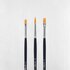 Talens penseelset voor acryl en olieverf – 3 penselen serie 294 295 296 – plat, rond, kattentong – handgem