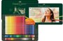 Faber-Castell Polychromos Lightfast 102 kleurpotloden in blik met ronde stift 3,8 mm open set