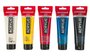 5 x 120 ML Primary set Amsterdam Standard Series Acrylverf_