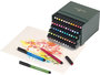 Pitt Artist Pen Brush Faber-Castell Tekenstiften Brush 60-delig studiobox Assorti kleuren_