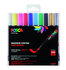 Uni Posca Verfmarker (Brush) set van 10 markers, Uitgebreid assortiment PCF350_