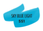 Hemelsblauw Licht Ecoline Pipetfles 30 ml van Talens Kleur 551_