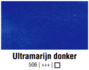 Ultramarijn Donker Van Gogh Aquarelverf Napje Kleur 506_