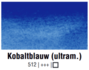 Kobaltblauw Ultramarijn Van Gogh Aquarelverf Napje Kleur 512_
