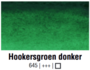 Hookersgroen Donker Van Gogh Aquarelverf Napje Kleur 645_